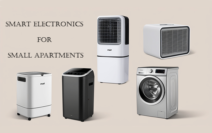 Costway portable air conditioner and a portable washing machine for studio apartment.